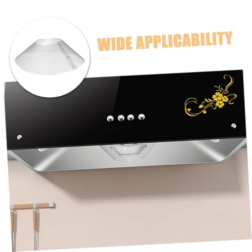 Luxshiny 15pcs Range Hood Accessories Vent Filters Range Hood Oil Net Grease Mesh Kitchen Fan Exhaust Vent Screen Range Hood Mesh Stove Fan Stove Vent Hood Filter Stainless Steel Silver
