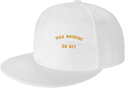 USS Briscoe Dd 977 Adjustable Outdoor Baseball Hat Flat Hat