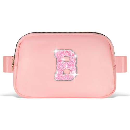 Image of Uygafly Gift for Teen Girls Kids Daughter Her - Birthday Gifts for 3 4 5 6 7 8 9 10 11 12 13 Year Old Girls,Fanny Pack Crossbody Bag Purse Belt Bag Cute Trendy Stuff | Peach,B