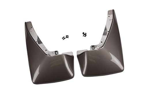 Image of GM Accessories 20959513 Rear Molded Splash Guards in Mocha Steel