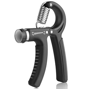 Vicloon Adjustable Hand Grip Exerciser with Stainless Steel Springs Hand Squeeze Finger Force Strengthener