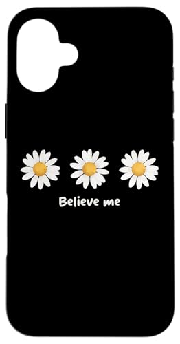Believe me Daisy Plant Peace Love Smile Daisy Flower �X�}�z�P�[�X iPhone 16 Plus �p