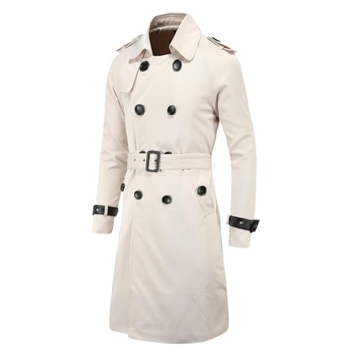 Trench long homme beige pour adopter un style élégant lors de vos sorties urbaines