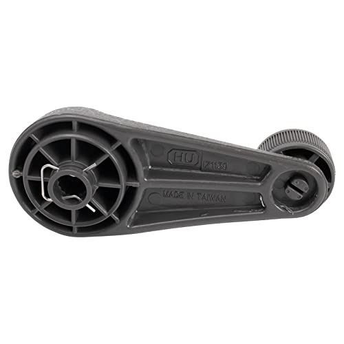 Image of TRQ Driver & Passenger Side Window Crank Handle Set Gray Compatible with 95-05 Chevrolet GMC Isuzu
