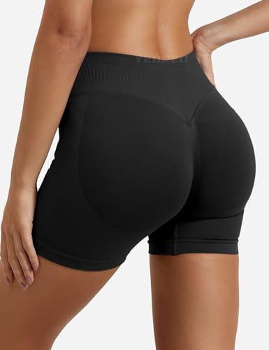 yeoreo softhue women workout gym impact shorts hidden scrunch butt lifting 253436344534634 seamless shorts