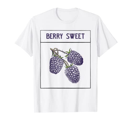 Photo de Berry Sweet Blackberries Sac de graines vintage T-Shirt