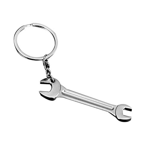 Llavero de simulación de martillo de garra, mini llave inglesa, llavero de joyería, diseño práctico