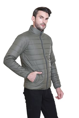 Image of Sanhok Mens Waterproof Imported Polyester Trendy Lightweight Stylish Regular Fit Standard Length Full Sleeve Zipper Jacket for Winter Casual Wear