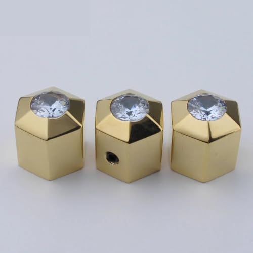 Boutons de commande de potentiomètre guitare basse acier inoxydable