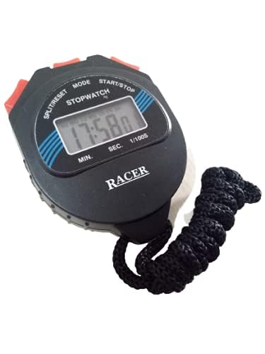 DESCTIDY Racer Stopwatch with Alarm Handheld LCD Digital Professional Pack of 1 (B0CWS7YJGC) Amazon Price History, Amazon Price Tracker