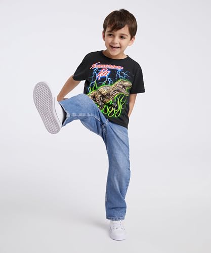 Dinosaurs Tshirt for Boys & Toddlers - Jurassic Clothes for Kids - Spinosaurus, Velociraptor, Triceratops & Trex2