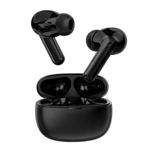 Image of BassOn TWS Wireless Bluetooth Earbuds v5.4 with 36H Playtime, Deep Bass, HD Mic, Touch Control, Type-C Charging, Voice Assistant Support, Android & iOS Compatible