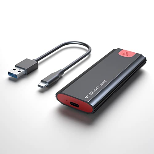 Caja externa para SSD M.2 NVMe USB 3.1 negra miniatura 2