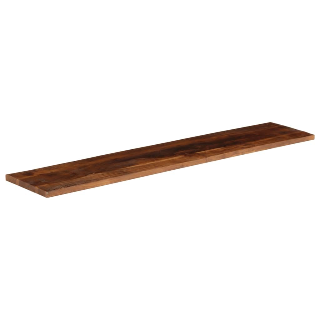 vidaXL Tischplatte, Holzplatte Rechteckig, Massivholzplatte für Tisch Esstisch Couchtisch, Ersatztischplatte, 180x30x2,5cm Altholz Massiv