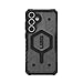 URBAN ARMOR GEAR UAG Compatible with Samsung Galaxy S24 FE Case SM-S721 Pathfinder Clear, Magnetic Charging Transparent Rugged Military Grade Dropproof Impact Resistant Protective Cover, Ash