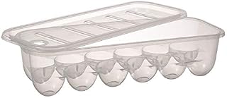 TAVERNIT Refridgerator Storage Basket, 12 Eggs, Clear Plastic