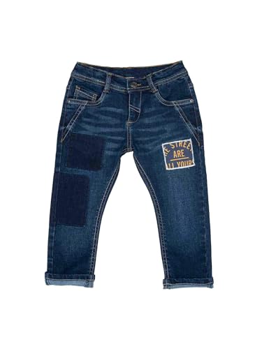 Jeans Chicco enfant bleu pantalon garçon en denim droit avec taille ajustable