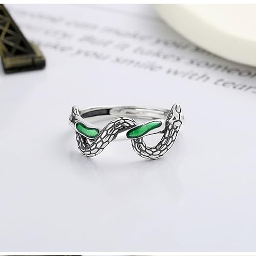 Bijoux serpent en cadeau idéal : bague et boucles d'oreilles - 3