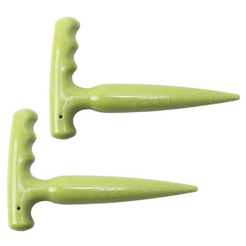 Fioriera manuale multiuso adatta per fiori, ortaggi e prati, semina bulbi, strumento per piantare bulbi con manico lungo