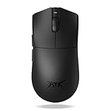 ATK Blazing Sky X1 ワイヤレスゲーミングマウス – 超軽量 49–54g PixArt PAW3950/3950 ウルトラセンサー クアッドモード接続 8Kポーリング 光学スイッチ 北欧 52840 MCU (X1, ブラック)