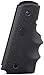 Hogue OverMolded Rubber Grip for 1911 Government Model with Finger Grooves, Black - 45000