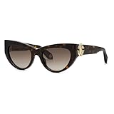 ROBERTO CAVALLI, GAFAS DE SOL SRC017M, SHINY DARK HAVANA, 135/20/53, UNISEX ADULTO