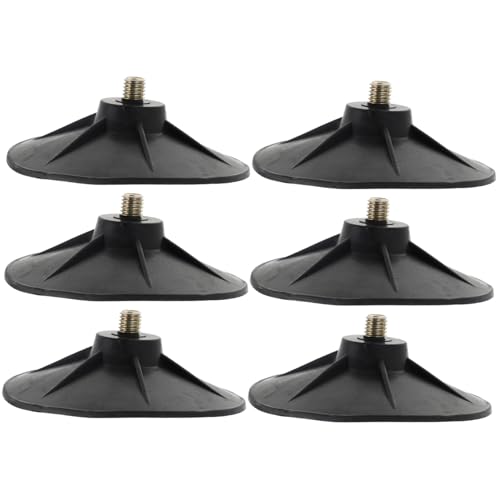 Happyyami 6pcs Heavy Duty Cups for Boxing Equipment Plate Base for Heavy Bag Stand Stability and Easy Maintenance for Home Gym Use