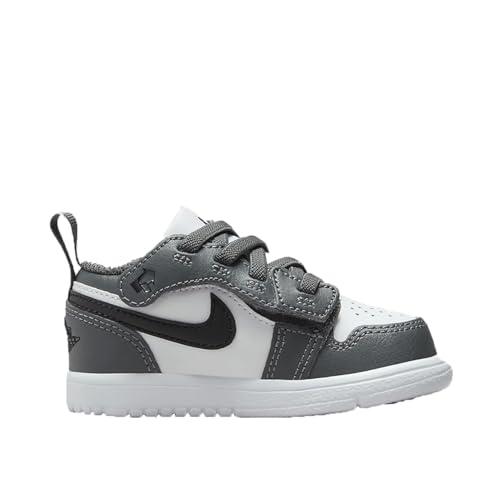 Jordan 1 Low Alt Baby/Toddler Shoes (DR9747-152, White/Iron Grey/Black)2