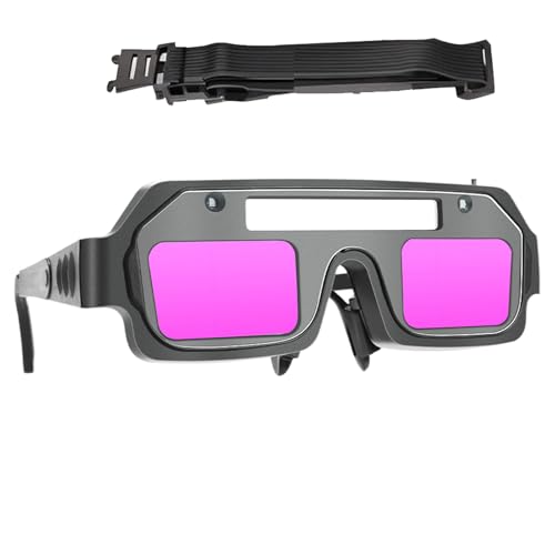 Genérico Gafas De Seguridad Con Oscurecimiento Automático - Gafas De Soldar Alimentadas Por Energía Solar,Lentes Cómodas Con Protección Ocular Y Diseño Envolvedor Para Esmerilado