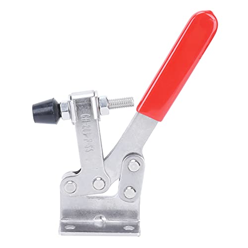 Morsetto a Ginocchiera GH 203-F-SS Morsetti a Maschera Orizzontali a Sgancio Rapido Attrezzo Manuale Antiscivolo per il Funzionamento della Saldatrice Capacità di Tenuta di 500,4 Libbre