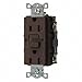 GFCI Rceptcle, Commer., BRWN, 20A, 1 HP