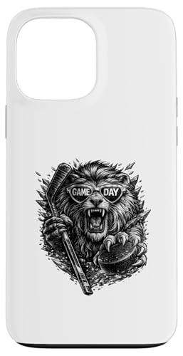 Funny Hockey Lion Game Day Vintage Shirt Fans �X�}�z�P�[�X iPhone 13 Pro Max �p