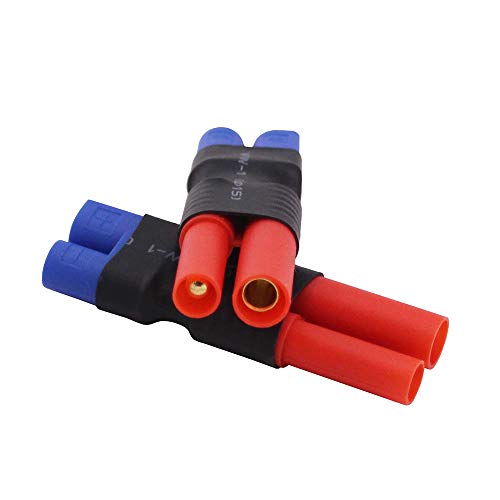3 Adaptadores EC3 macho a HXT 4mm con carcasa miniatura 5