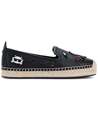 Image of Karl Lagerfeld Women's Michaela Slip on Espadrille Sandal with Pins