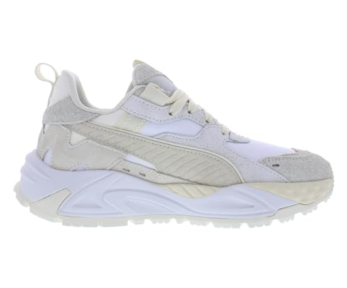 PUMA Women's RS-Trck Trifted Sneaker (White-Frosted Ivory-Pristine) (us_Footwear_Size_System, Adult, Women, Numeric, Medium, Numeric_9_Point_5)2