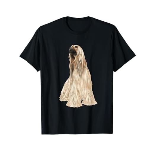 Sitting Dog Afghan Hound T-Shirt