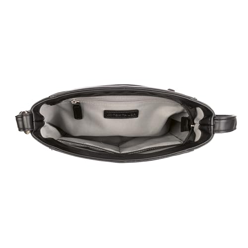 Sac de transport femmes Paige noir chic avec fermeture zippée