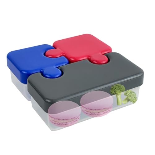 スナックプレート - 仕切られた 繰り返し使える 食事の準備 - 食品容器,フルーツ・キャンディ・クラッカー提供用、学校・旅行・アウトドア・仕事・ビーチ・テーブル向け