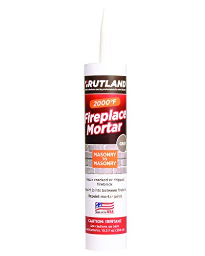 Rutland Fireplace Mortar Cartridge 103-Ounce Gray - 63G 01 PackNew 2021