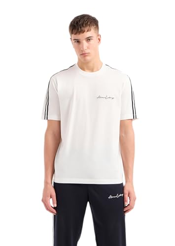 Armani Exchange Men's Regular Fit Cotton Jersey Signature Logo Tee