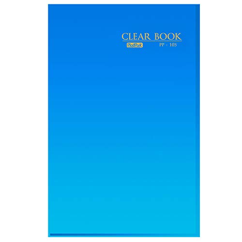 PASTA CATALOGO CLEAR BOOK PP OF.C/10 ENV.AZUL, Plast Park, 3182, Azul