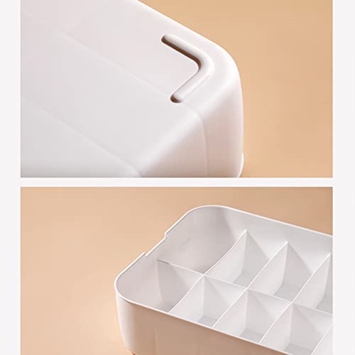 Cajas de almacenamiento organizador de armario plegable de 3 piezas con tapa 2