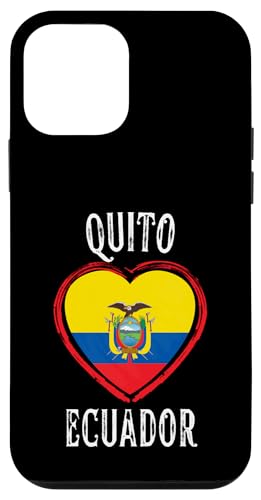 Ecuador Flag Heart Quito City Coque pour iPhone 12 mini