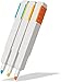 IQ LEGO Stationery 3 Pack Highlighter Markers with 4x2 Building Bricks - Yellow, Orange, Blue (51685)