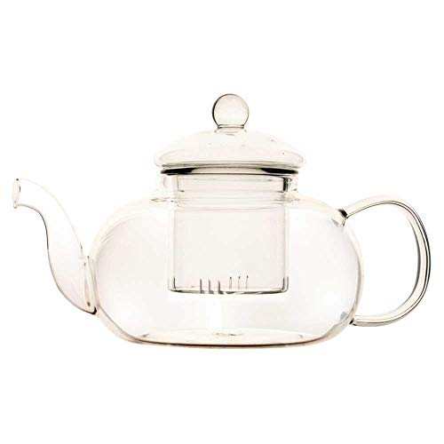EZ Life Borosilicate Glass Tea Pot with Infuser Cup with Strainer Lid, Tea Kettle, Glass Teapot Kettle Coffee Pot Tea Kettle Cold Water Kettle - Induction Friendly -Transparent... - Image 3