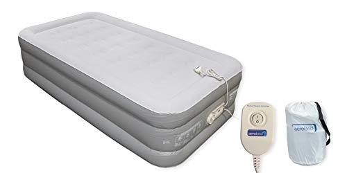 AeroBed Twin Double High (Inflated 74 x 39 x 17 inches) 17 Inches High Perfect Pressure Luxury Air Mattress