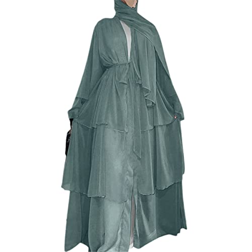 Vêtements islamiques amples en mousseline pour éviter la chaleur en été
