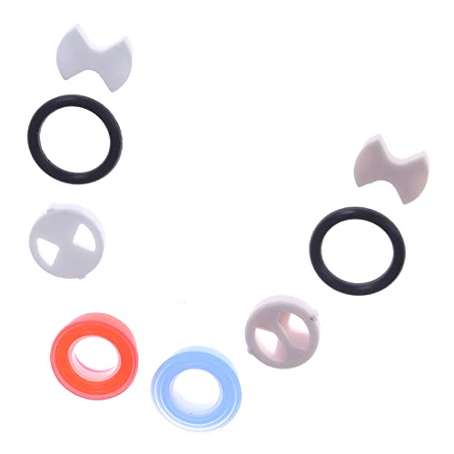 8Pcs/set Ceramic Disc Silicon Washer Replacement Reversed Sealed