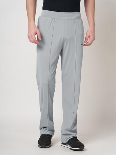 Image of MARK LEUTE Men's Straight Fit Rapid Dry Front Pleated Stretchable Lycra Trackpant