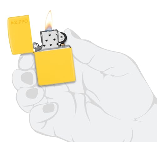 Encendedor Zippo Classic Sunflower Logo a prueba de viento 7